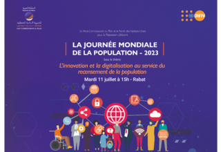 Affiche de la célébration de la journée mondiale de la population, 2023