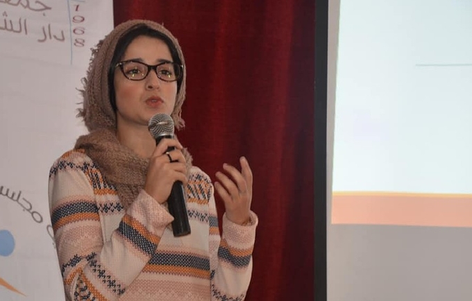 Zakia Berradi, éducatrice par les pairs à Y-PEER PETRI Maroc