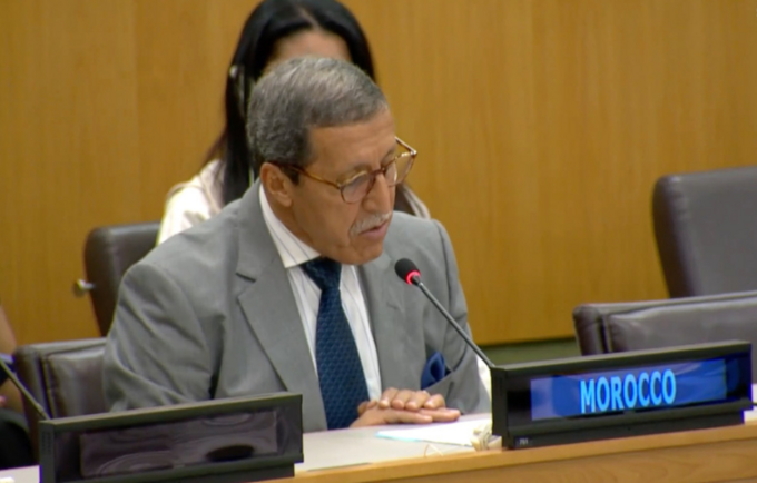 تصريح الممثل الدائم للمغرب لدى الأمم المتحدة في نيويورك السفير عمر هلال