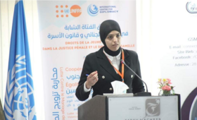 Fatima-Zahra une jeune participante aux consultations nationales visant à impliquer les filles dans la réforme actuelle
