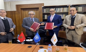 Signature de l'accord entre UNFPA au Maroc et l’Etablissement Dar El Hadith El Hassania