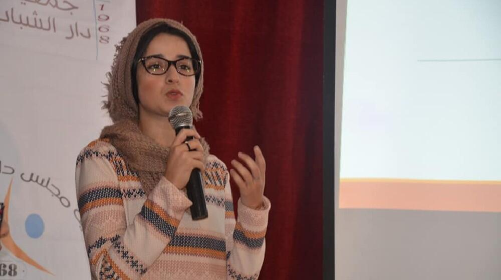 Zakia Berradi, éducatrice par les pairs à Y-PEER PETRI Maroc