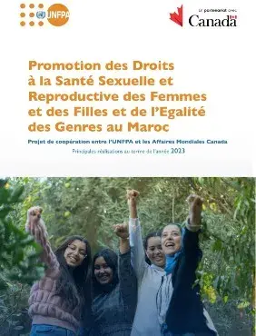 Le Rapport 2023 du Projet « Promotion des Droits à la Santé Sexuelle et Reproductive des Femmes et des Filles et de l’Égalité des genres au Maroc »